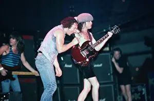 Concert Prints: Angus Young And Brian Johnson Of AC/DC