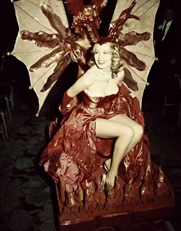 Anita Ekberg in Pink Costume