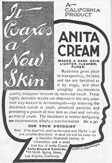 Cream Prints: Anita Skin Cream