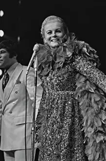 Ann-Margret Performs at the International Hotel Print, 1971. Art