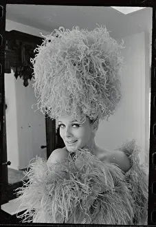 Ann Margret With Huge Hat On