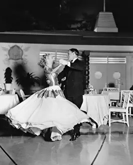 Ballroom Prints: Ann Shirley And George Murphy Dancing