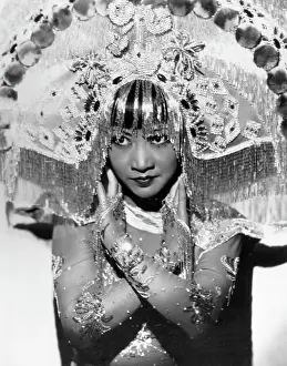 Costume Prints: Anna May Wong In Costume W/Headdress