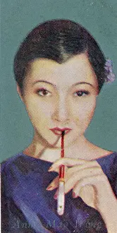 Anna May Wong, Film Favourites series, collectible Godfrey Phillips cigarette card, 1934