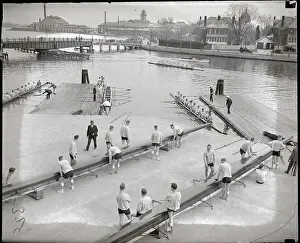 Annapolis Prints: Annapolis Crew in Practice