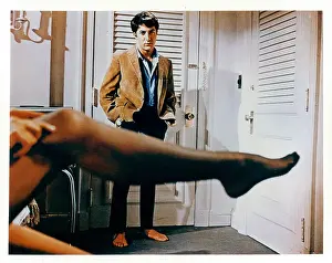 Anne Bancroft And Dustin Hoffman In The Graduate