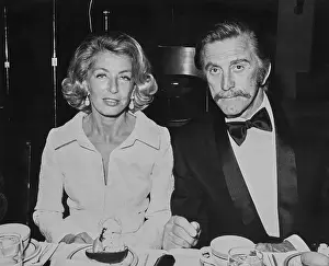 Anne Buydens & Kirk Douglas, 1971