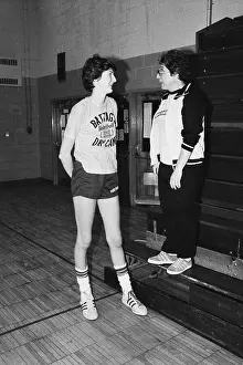 Anne Donovan Speaking With Unidentified Person