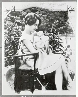 Anne Morrow Lindbergh Holding Her Son