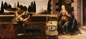 Florentine School Prints: Annunciation by Leonardo da Vinci