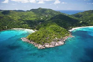 Images Dated 6th April 2012: Anse Takamaka and Anse Intendance, Southern Mahe, Mahe, Seychelles, Africa, Indian Ocean