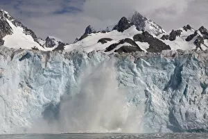 Antarctica, South Georgia Island, iceberg calved from Twitcher Glacier