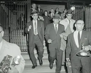 Anthony Accardo Exiting a Federal Building