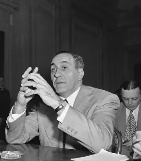 Accardo Prints: Anthony Accardo Testifying Before a Senate Committee