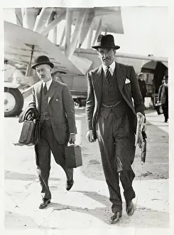 Croydon Prints: Anthony Eden Arriving at Croydon