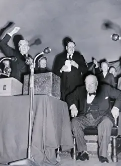 Anthony Eden Raising His Arm