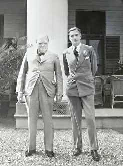 Secretary Prints: Anthony Eden and Winston Churchill