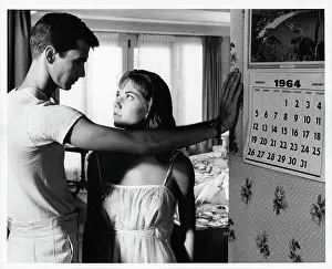 Anthony Perkins And Donna Anderson In On The Beach
