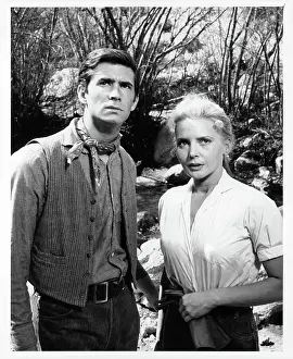 Anthony Perkins And Elaine Aiken In The Lonely Man