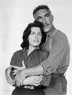 Anthony Quinn And Anna Magnani In Embrac
