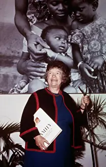 Anthropologist Margaret Mead Promoting Book