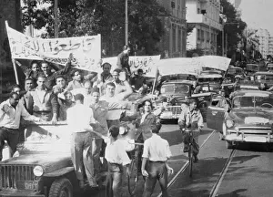 Boycott Prints: Anti-British Rally in Cairo