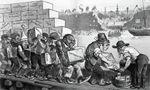 Anti Prints: Anti-Chinese Emigration Cartoon