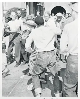 Rivalry Prints: Anti-Communists Attacking Car Workers