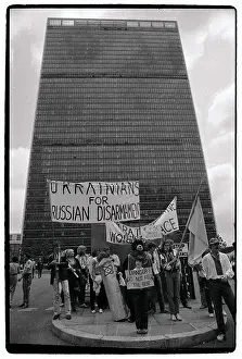 42nd Street Prints: Anti-Nuclear Demonstration in New York City