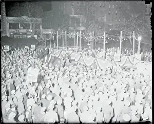 Anti-Prohibition Demonstrators Gathering 1932