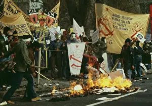 Anti-Shah Protest Outside White House