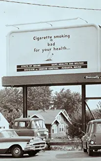 Billboard Prints: Anti-smoking Billboard in South Portland, Maine