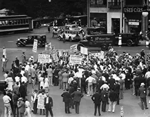 Socialist Prints: Anti-Strikebreaker Demonstrations
