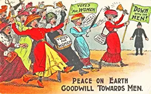 Anti-Suffrage Christmas Card