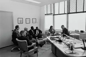 Jamaican Prints: Anti-Vietnam Leaders In U.N. Office