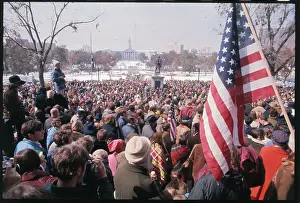 Anti-Vietnam War Demonstrators At Colorado State Capitol