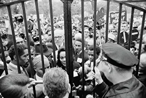 Video Camera Prints: Anti-War Protesters at White House Gate
