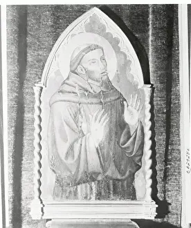 Antique Artwork Showing St. Francis of Assisi