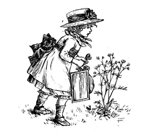 Prints of Antique children spelling book illustrations: Plant Antique Children Book Illustration Prints: Antique children spelling book illustrations: Plant
