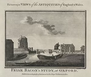 Oxford England Gallery: Antique Engraving of Oxford 1786