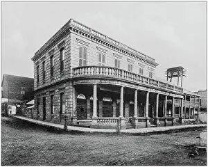 Antique historical photographs from the US Navy and Army: Post Office, Honolulu, Hawaii