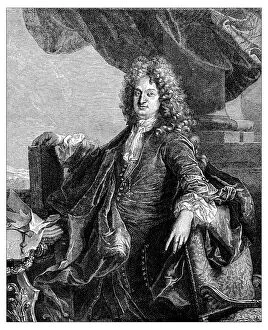 Images Dated 23rd March 2016: Antique illustration of Charles Rene D Hozier