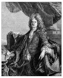 Images Dated 23rd March 2016: Antique illustration of Charles Rene D Hozier