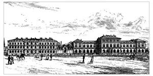 Antique illustration of Imperial Museum for Art and Industry (Wien)