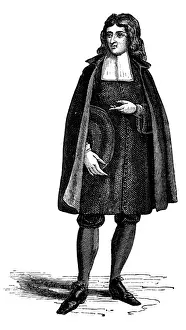 Antique illustration of man dressed for ceremony