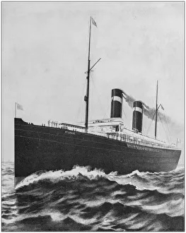 Images Dated 29th November 2018: Antique illustration from US navy and army: St Louis