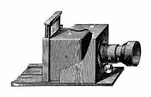 What's New: Antique illustration, physics principles and experiments, optics: Camera obscura