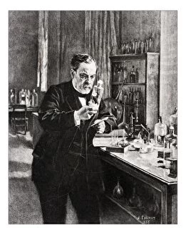 Images Dated 10th December 2015: Antique illustration of Portrait de Pasteur by Edelfelt