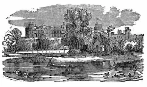 Images Dated 12th November 2013: Antique illustration of Windsor castle