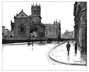 Antique illustrations of England, Scotland and Ireland: St Nicholas church, Liverpool